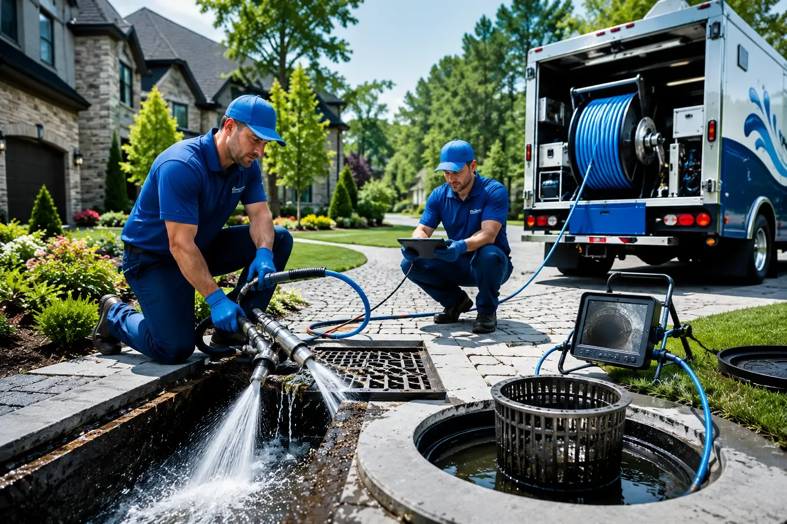 Local outdoor drain cleaning professionals in Mcbrides, MI