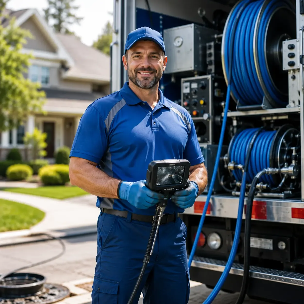 Local outdoor drain cleaning specialists in Mcbrides, MI
